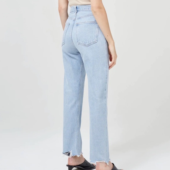 Agolde 90s Pinch Waist Denim Jeans - Picture 2 of 8